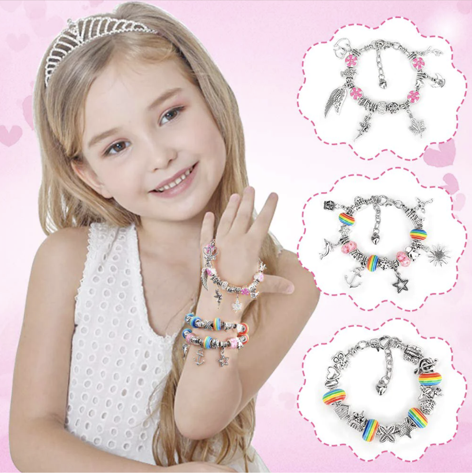 KidsCraft™ - Kit de création de bijoux pour filles – Bébé Précieux
